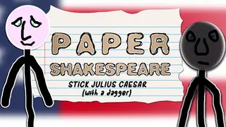 Paper Shakespeare: Stick Julius Caesar (with a dagger)