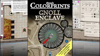 Fantasy Grounds - 0one's Colorprints #8: Gnoll Enclave (Map Pack)