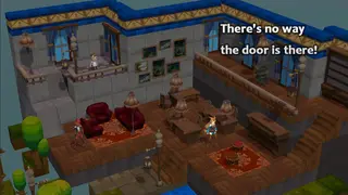 There's no way the door is there!