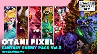 RPG Maker MV - Otani Pixel Fantasy Enemy Pack Vol.3