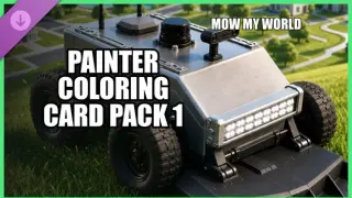 Mow My World - Painter Coloring Card Pack 1