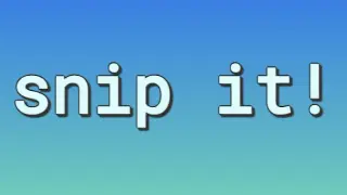 Snip It!