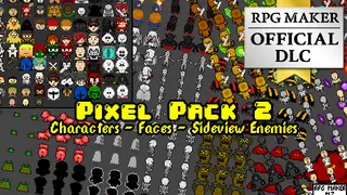 RPG Maker MZ - Pixel Pack 2 Characters - Faces - Sideview Enemies