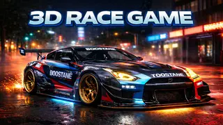 3D race game