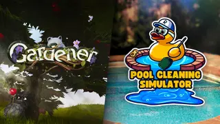 Gardener and Pool Cleaning