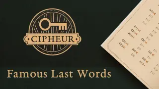 Cipheur - Famous Last Words