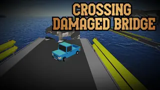 Crossing Damaged Bridge