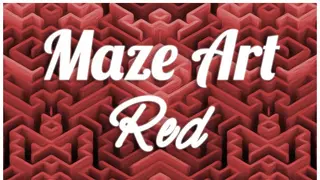 Maze Art: Red