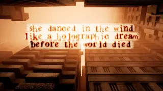 she danced in the wind like a holographic dream before the world died