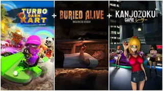 Turbo Dash Kart & Buried Alive & Kanjozoku Game - Xbox One