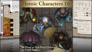 Fantasy Grounds - Heroic Characters 16 (Token Pack)
