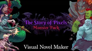 Visual Novel Maker - The Story of Pixels - Monster Pack