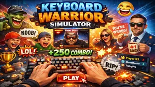 Keyboard Warrior Simulator
