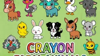 CRAYON FARM ANIMALS - Switch