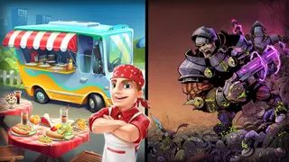 Food Truck Tycoon + Knights & Guns - Xbox One