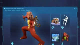 Exoprimal - Zephyr Alpha Fire Dragon Set - PS4 & PS5