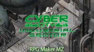 RPG Maker MZ - CyberCity Industrial Sector Tiles