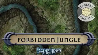 Fantasy Grounds - Pathfinder RPG - Pathfinder Flip-Mat - Forbidden Jungle
