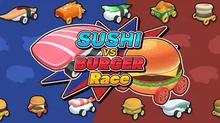 SUSHI vs BURGER Race