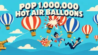 Pop 1,000,000 Hot Air Balloons