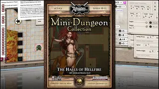 Fantasy Grounds - Mini-Dungeon #016: The Halls of Hellfire (PFRPG)
