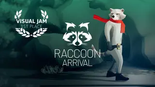 Raccoon Arrival