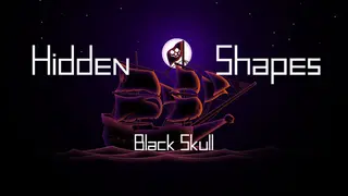 Hidden Shapes Black Skull - Jigsaw Puzzle Game