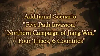 Romance of the Three Kingdoms XIII Fame and Strategy Expansion Pack Bundle - Additional Scenario - Five Path Invasion - Northern Campaign of Jiang Wei - Four Tribes 6 Countries