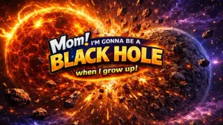Mom! I'm gonna be a black hole when I grow up!