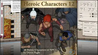 Fantasy Grounds - Heroic Characters 12 (Token Pack)