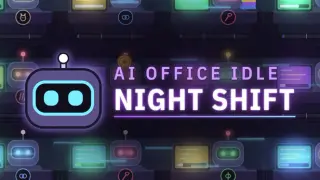 AI Office Idle: Night Shift