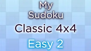 My Sudoku - Classic 4x4 Easy 2