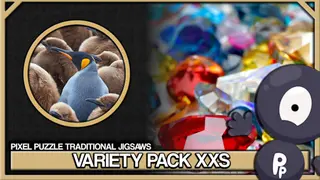Pixel Puzzles Traditional Jigsaws Pack: Variety Pack XXS