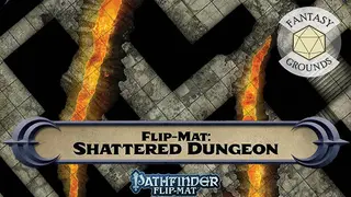 Fantasy Grounds - Pathfinder RPG - Pathfinder Flip-Mat - Shattered Dungeon