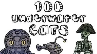 100 Underwater Cats