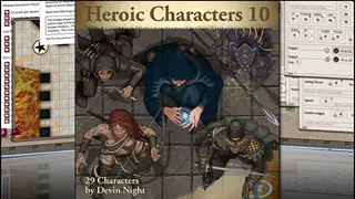 Fantasy Grounds - Heroic Characters 10 (Token Pack)