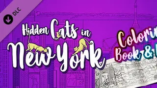 Hidden Cats in New York - Printable PDF Coloring Book and Poster