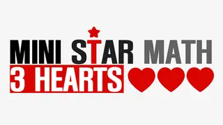 Mini Star Math: 3 Hearts