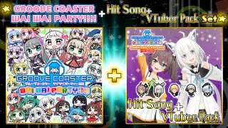 GROOVE COASTER WAI WAI PARTY!!!! + Hit Song+VTuber Pack Set - Switch