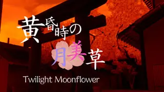 黄昏時の月美草