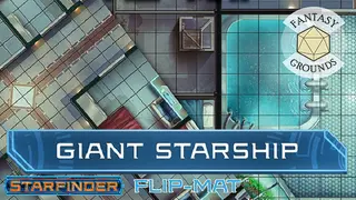 Fantasy Grounds - Starfinder RPG - FlipMat - Giant Starship
