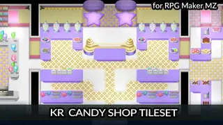 RPG Maker MZ - KR Candy Shop Tileset