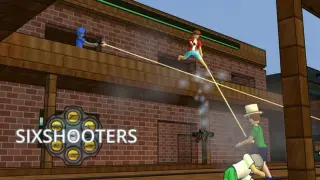 Sixshooters: A 6 Player Split-Screen FPS
