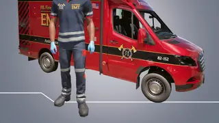 Ambulance Life - Fire Department Cosmetic Pack (PS5)