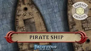 Fantasy Grounds - Pathfinder RPG - Pathfinder Flip-Map - Classic Pirate Ship