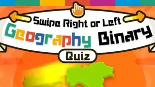 Swipe Right or Left Geography Binary Quiz - Switch