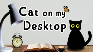 Cat On My Desktop