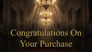 Congratulations On Your Purchase