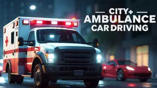 City Ambulance Car Driving