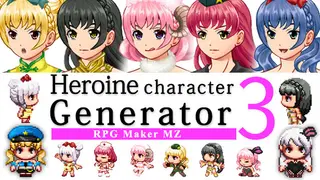 RPG Maker MZ - Heroine Character Generator 3 for MZ